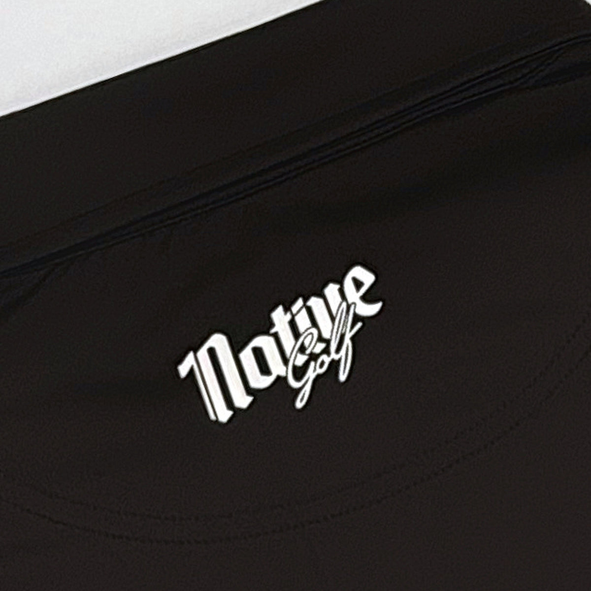 The Caddie Polo, Native Golf logo on the back yoke
