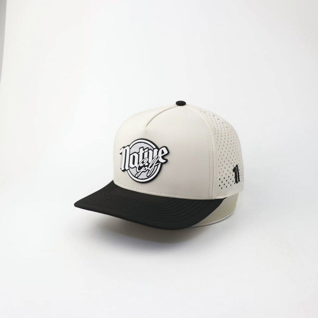 The Eagle "FULL SEND" hat, three-quarter view
