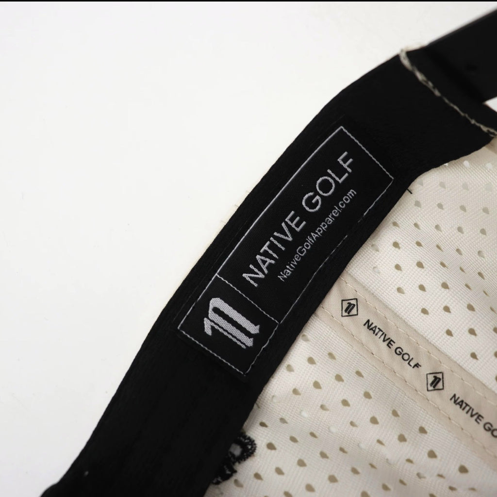 The Eagle "FULL SEND" hat, inside NATIVE GOLF label