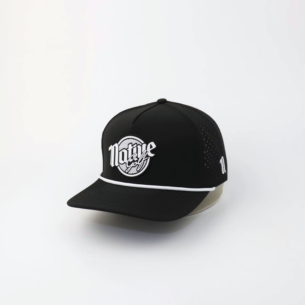 The Eagle "LIGHTS OUT" hat, three-quarter view