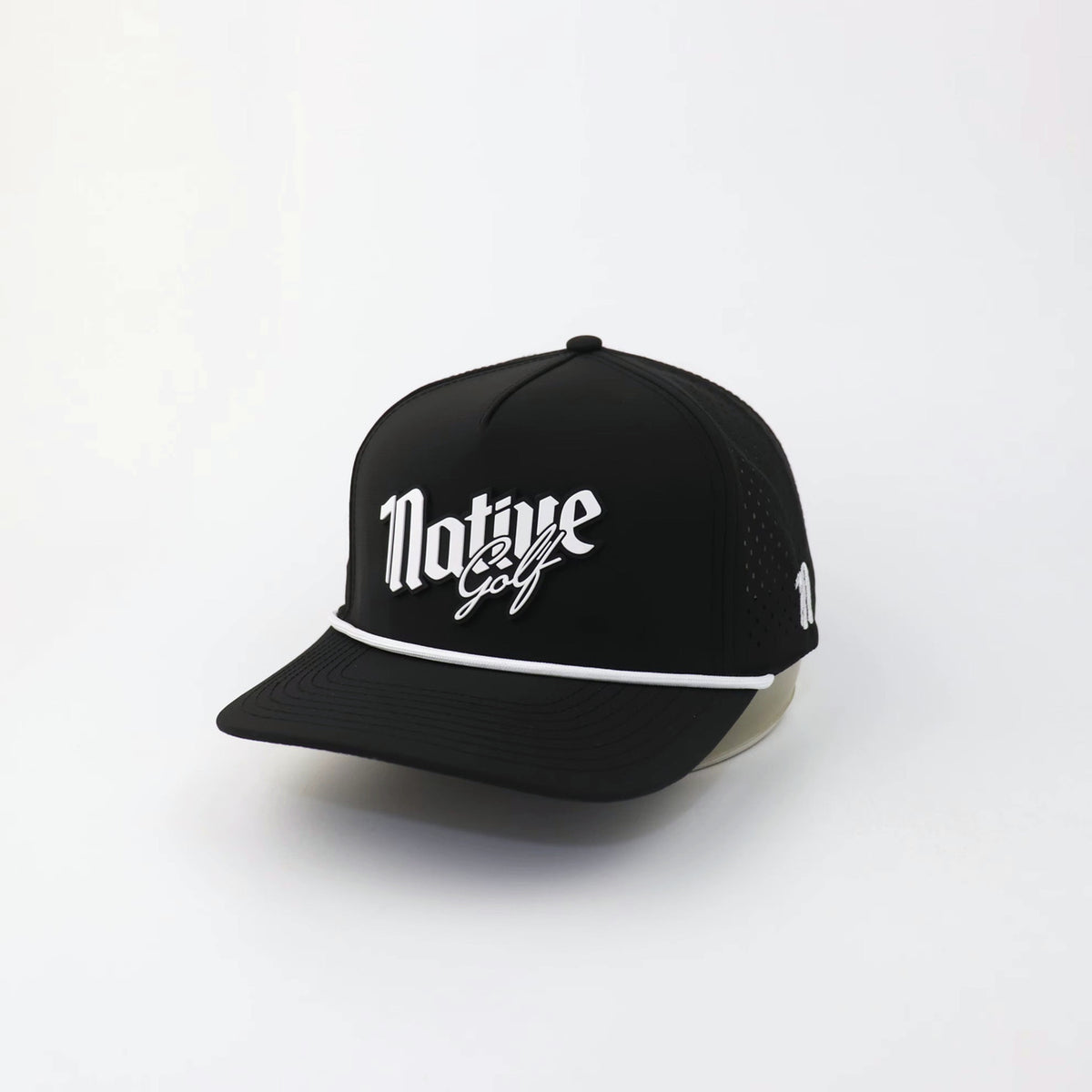 The OG- Black hat, three-quarter view